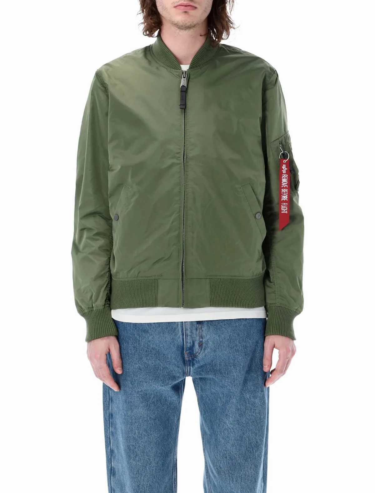 Ma-1 Tt Nylon Bomber Jacket