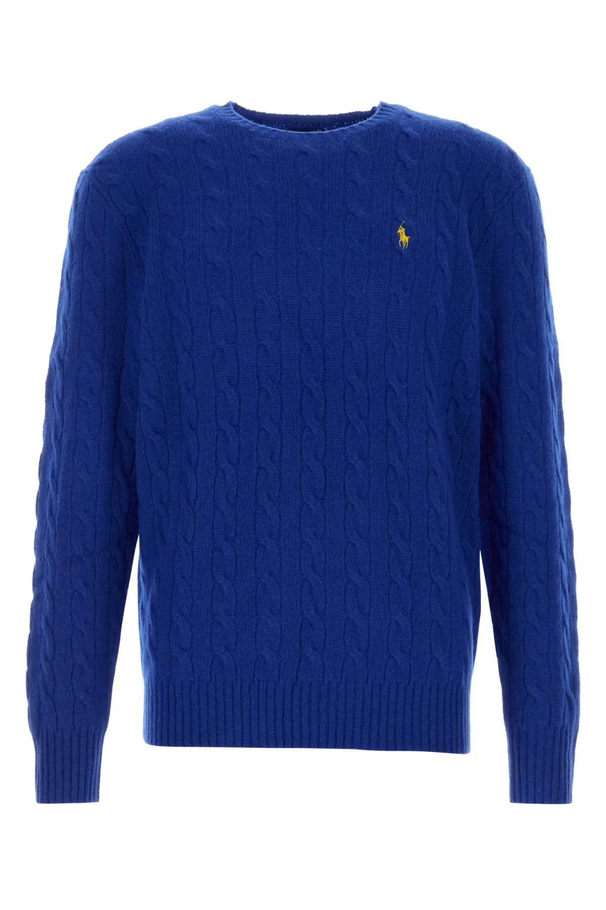 Electric Blue Wool Blend Sweater