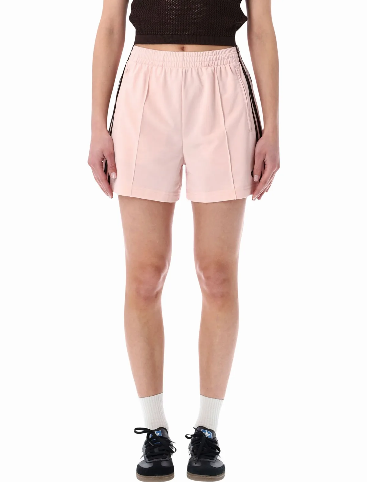 Pink Firebird Classic Shorts by Adidas Originals