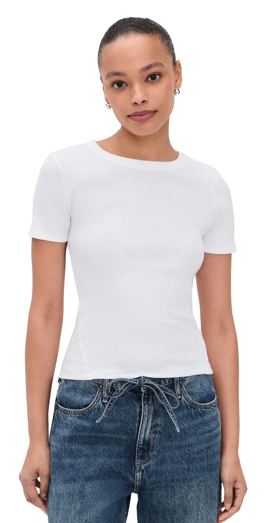The Essential Rib Short Sleeve Crew Tee