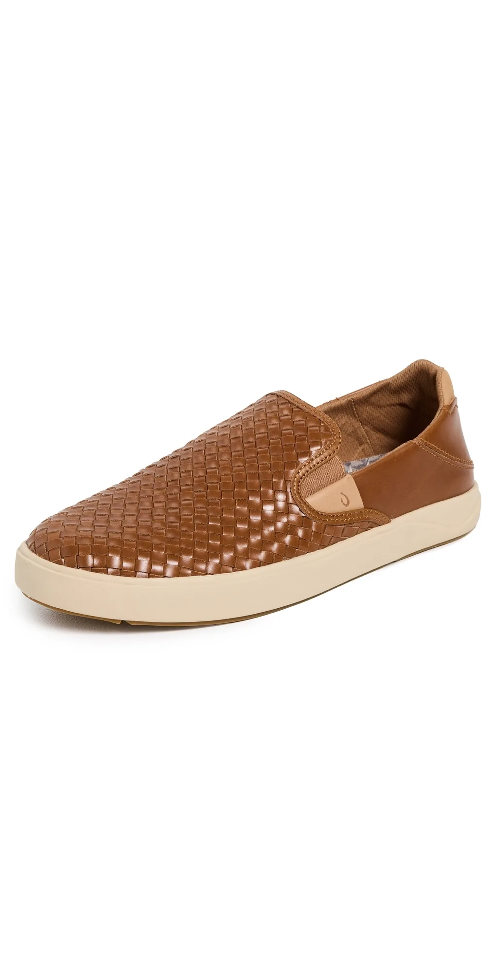 Lae'Ahi Lauhala Woven Leather Sneakers by OluKai