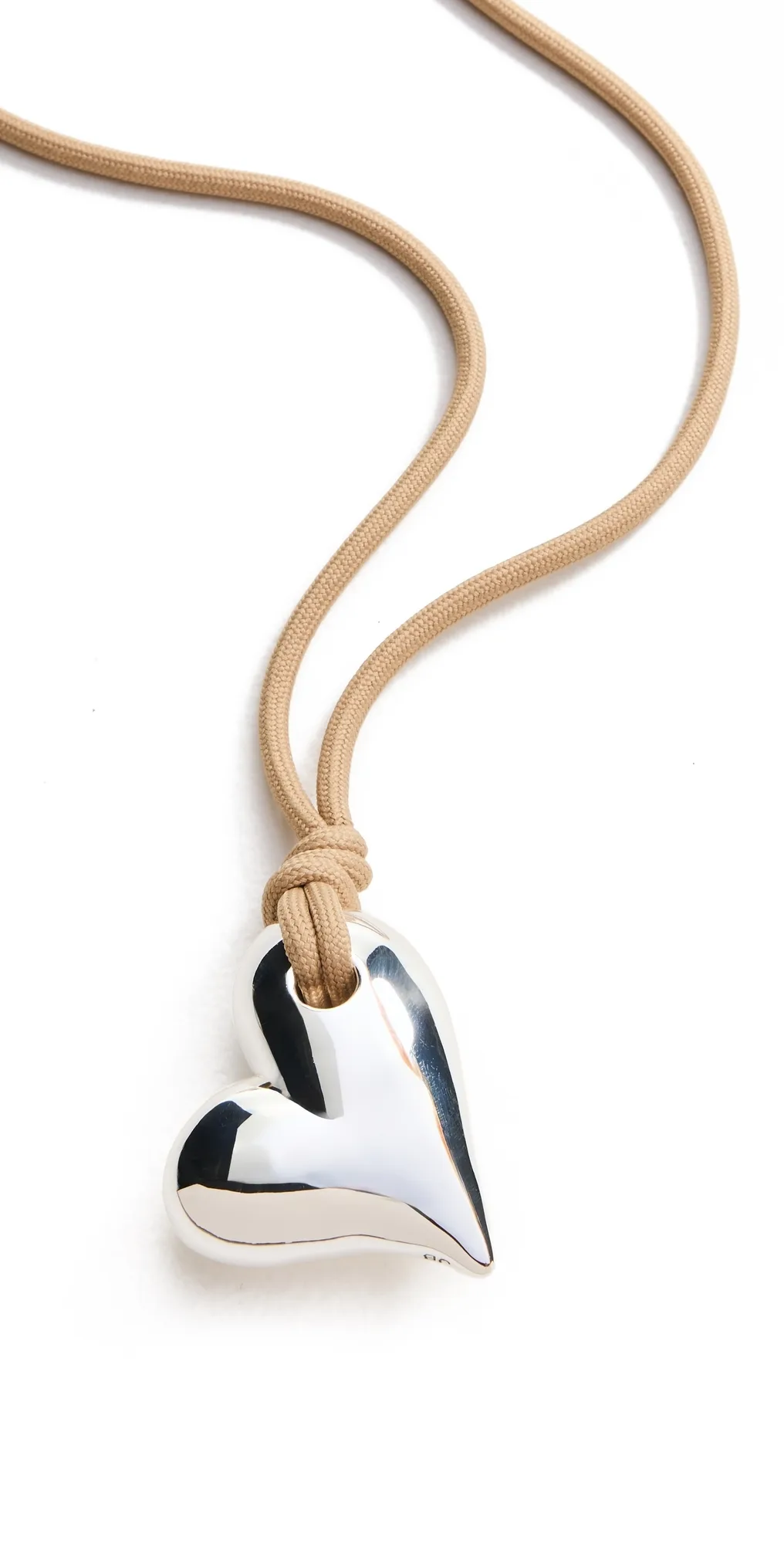 Art Heart On A String Necklace