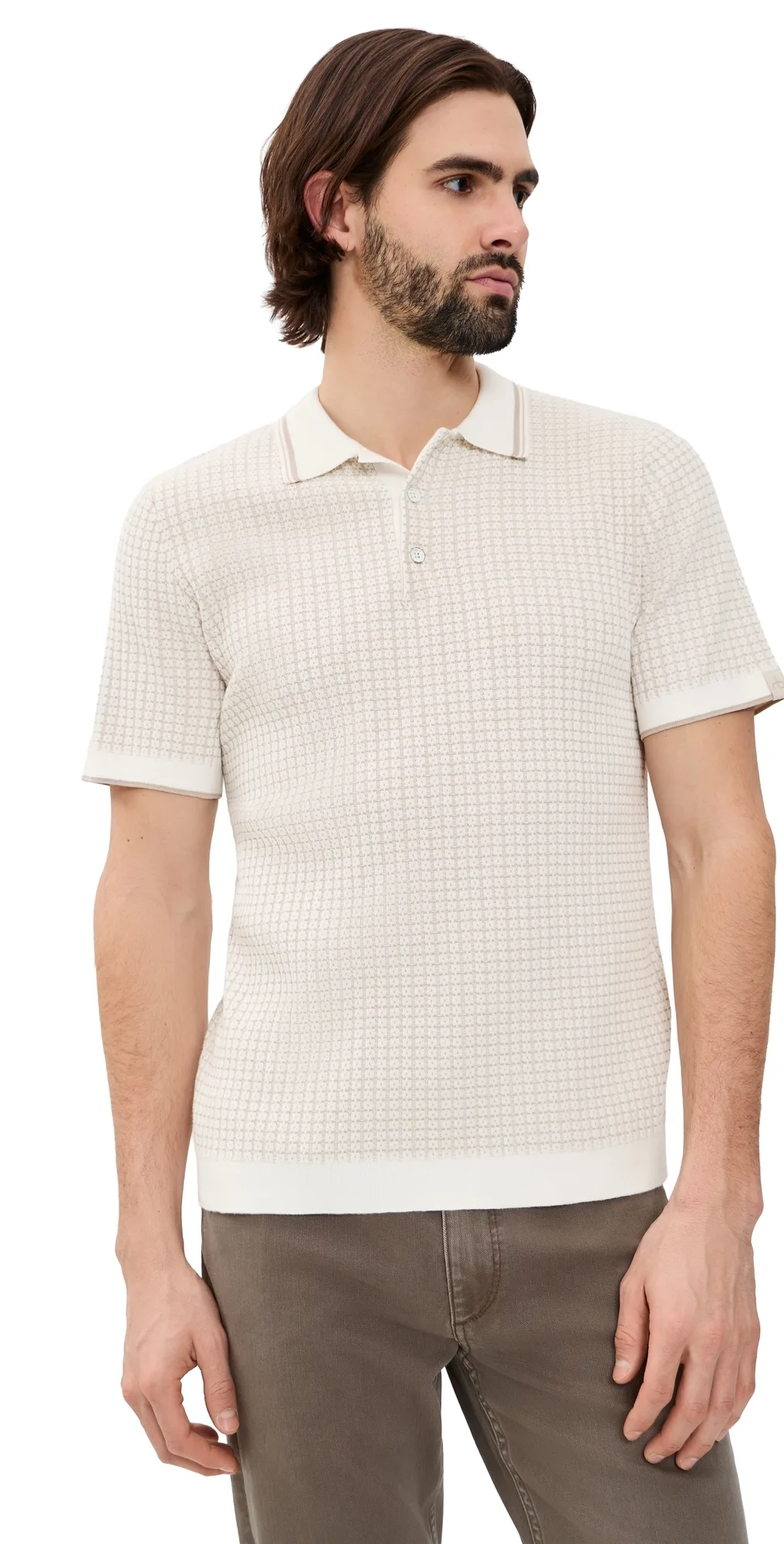 Harvey Rib Polo by rag & bone