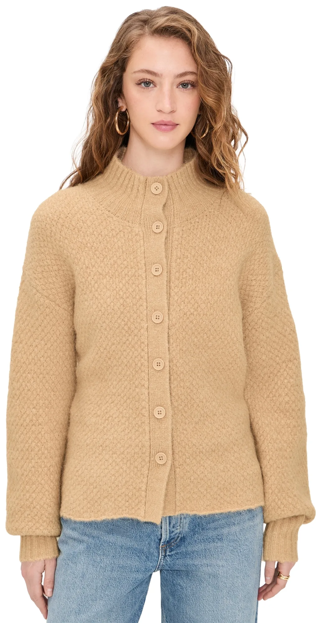 Katya High Neck Cardigan