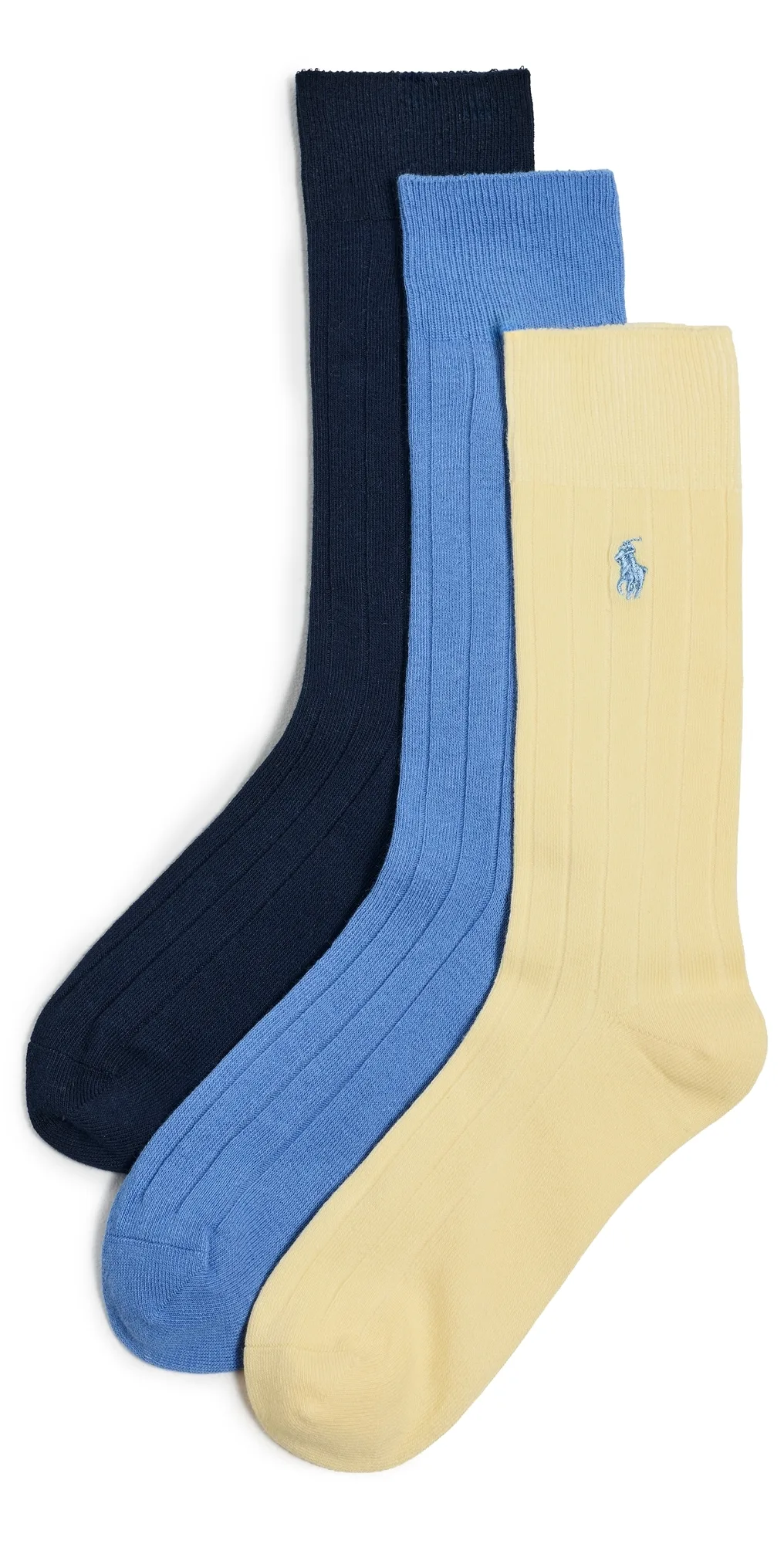 Cotton Rib Socks 3 Pack by Polo Ralph Lauren