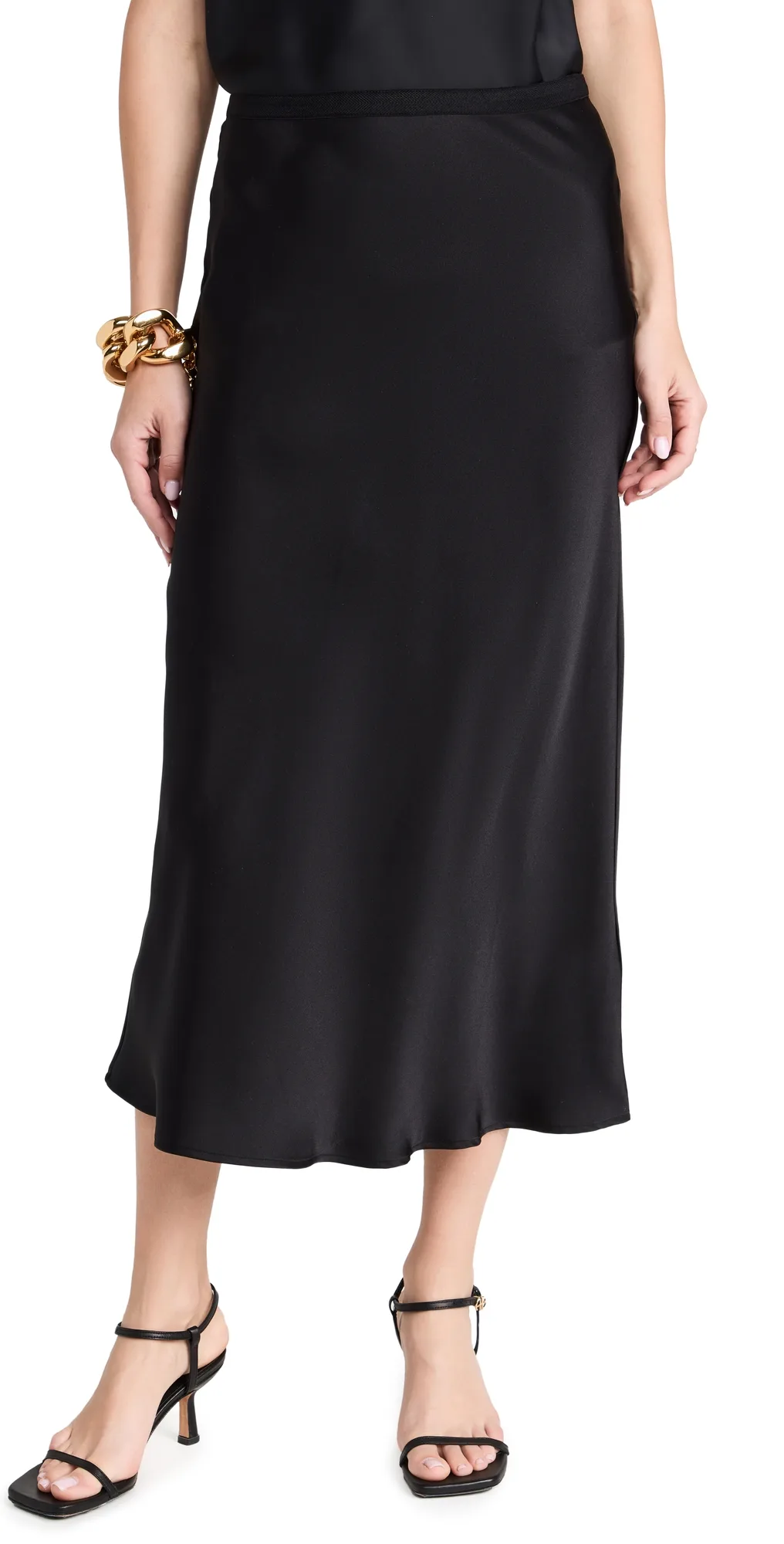 Bar Silk Skirt