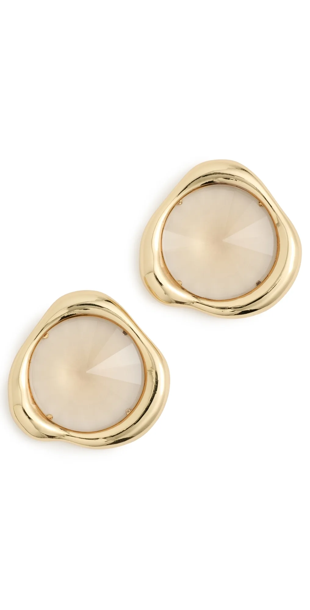 Sloane Crystal Button Earrings