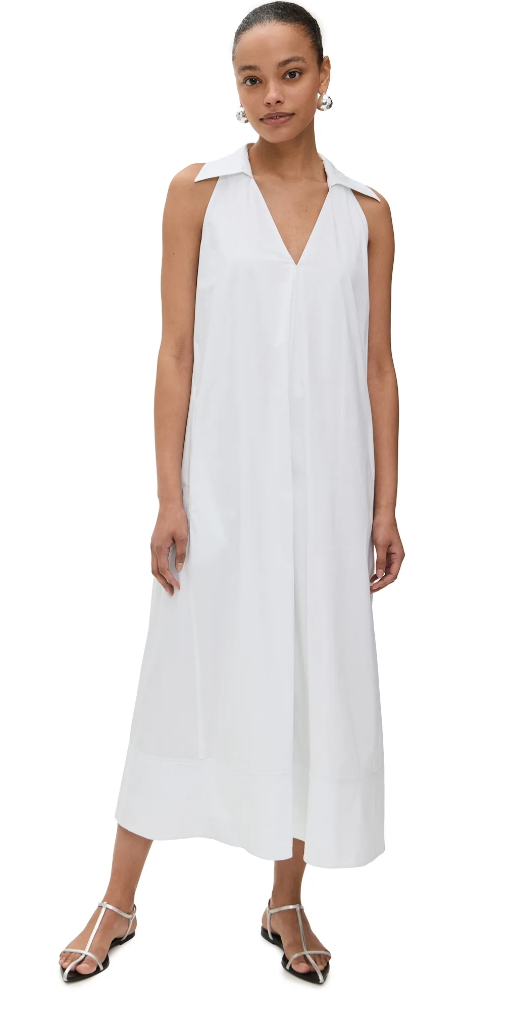 Nava Poplin Midi Dress