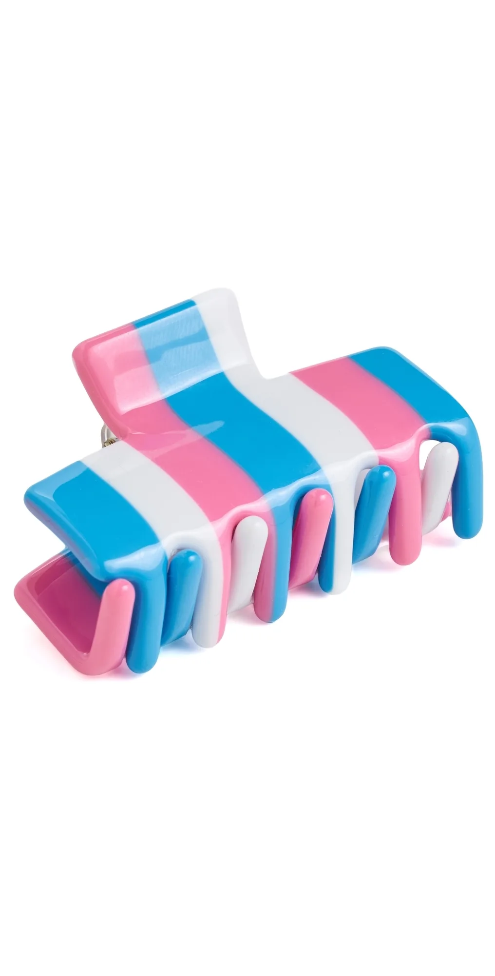 Mini Striped Claw Clip by Lele Sadoughi