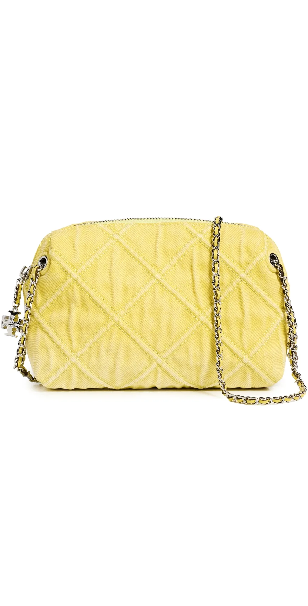 Fleming Denim Soft Crossbody Bag by Tory Burch
