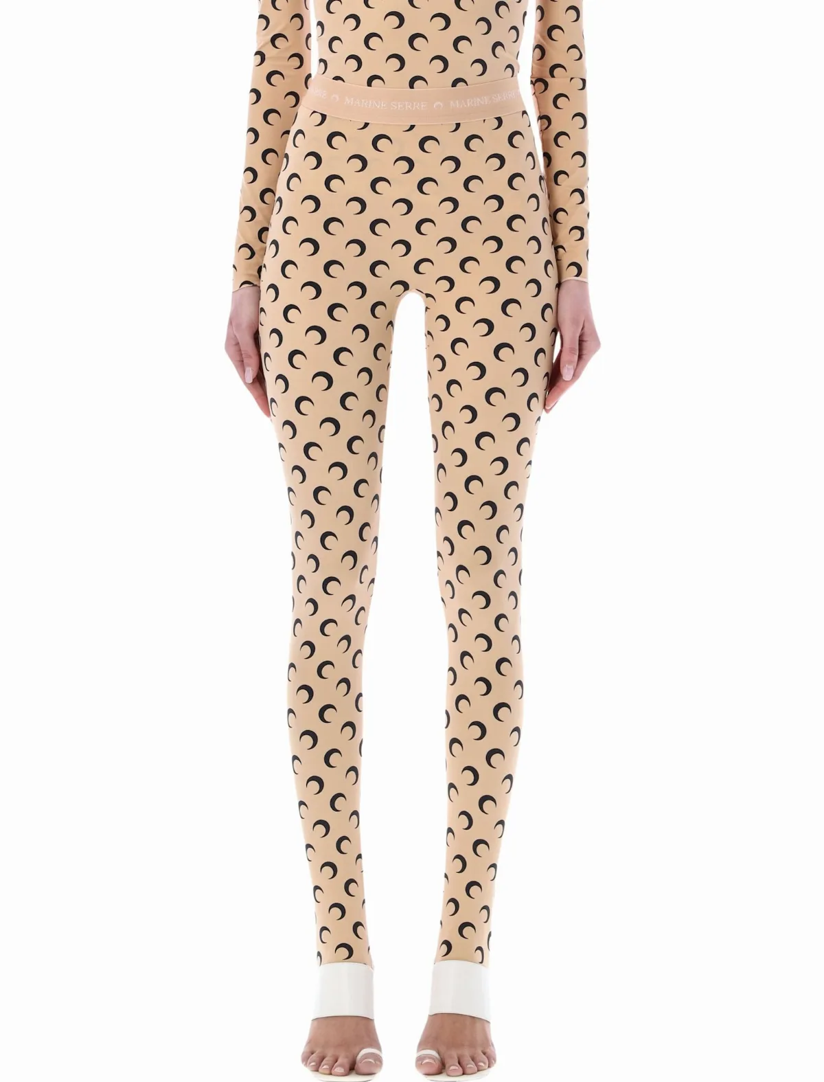 All-over Moon Print Leggings