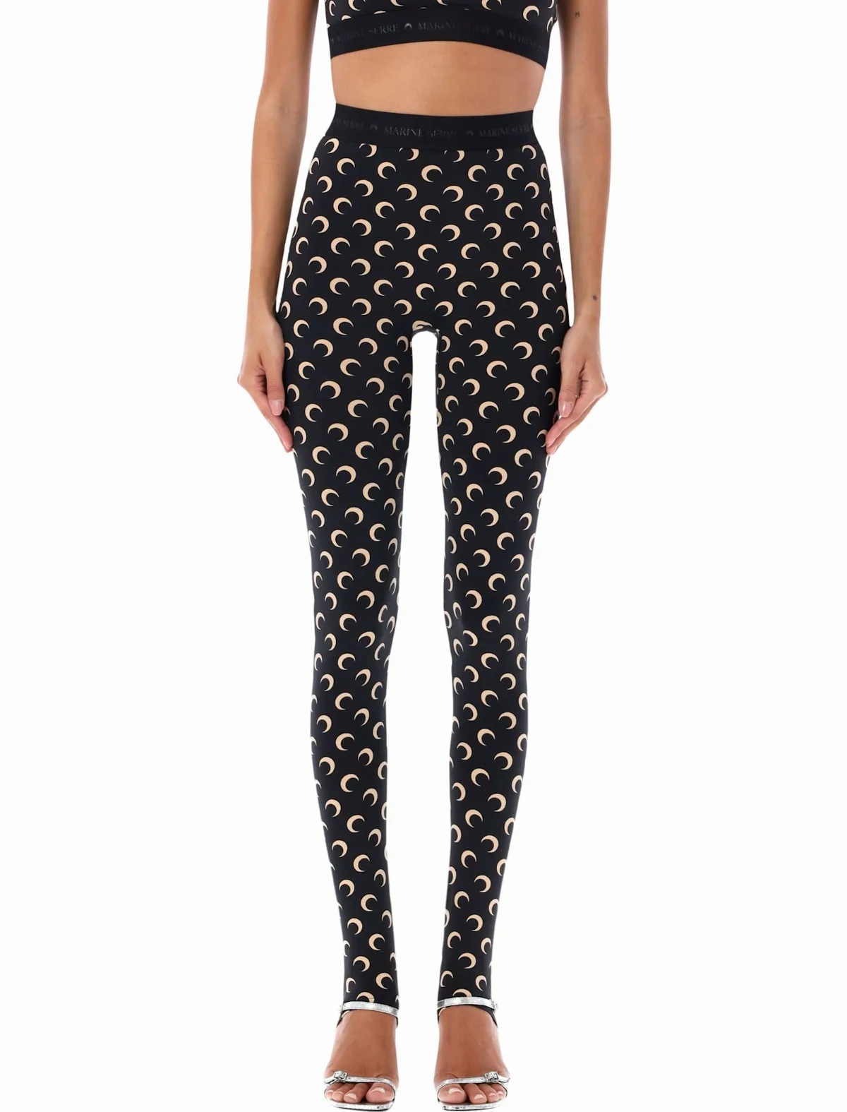 All-over Moon Print Leggings