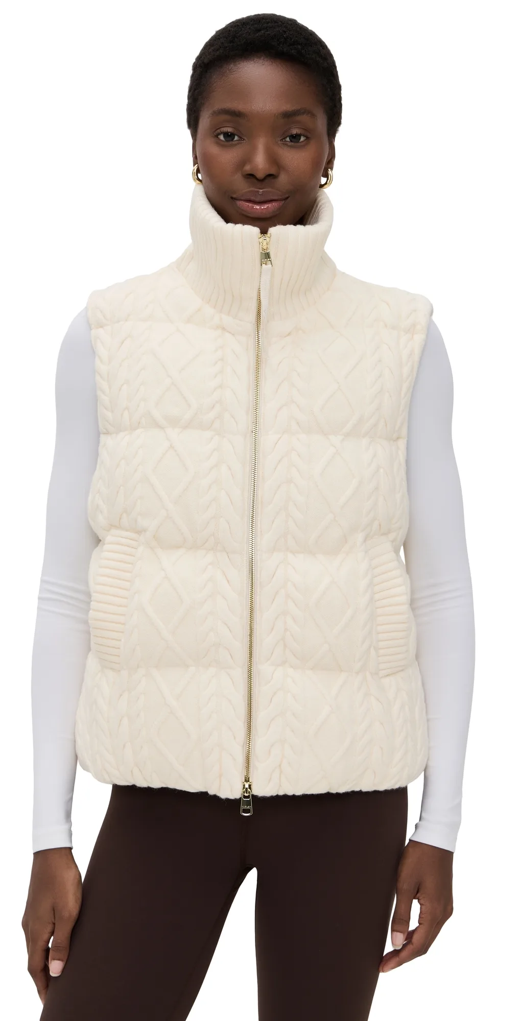 Irina Cable Knit Vest