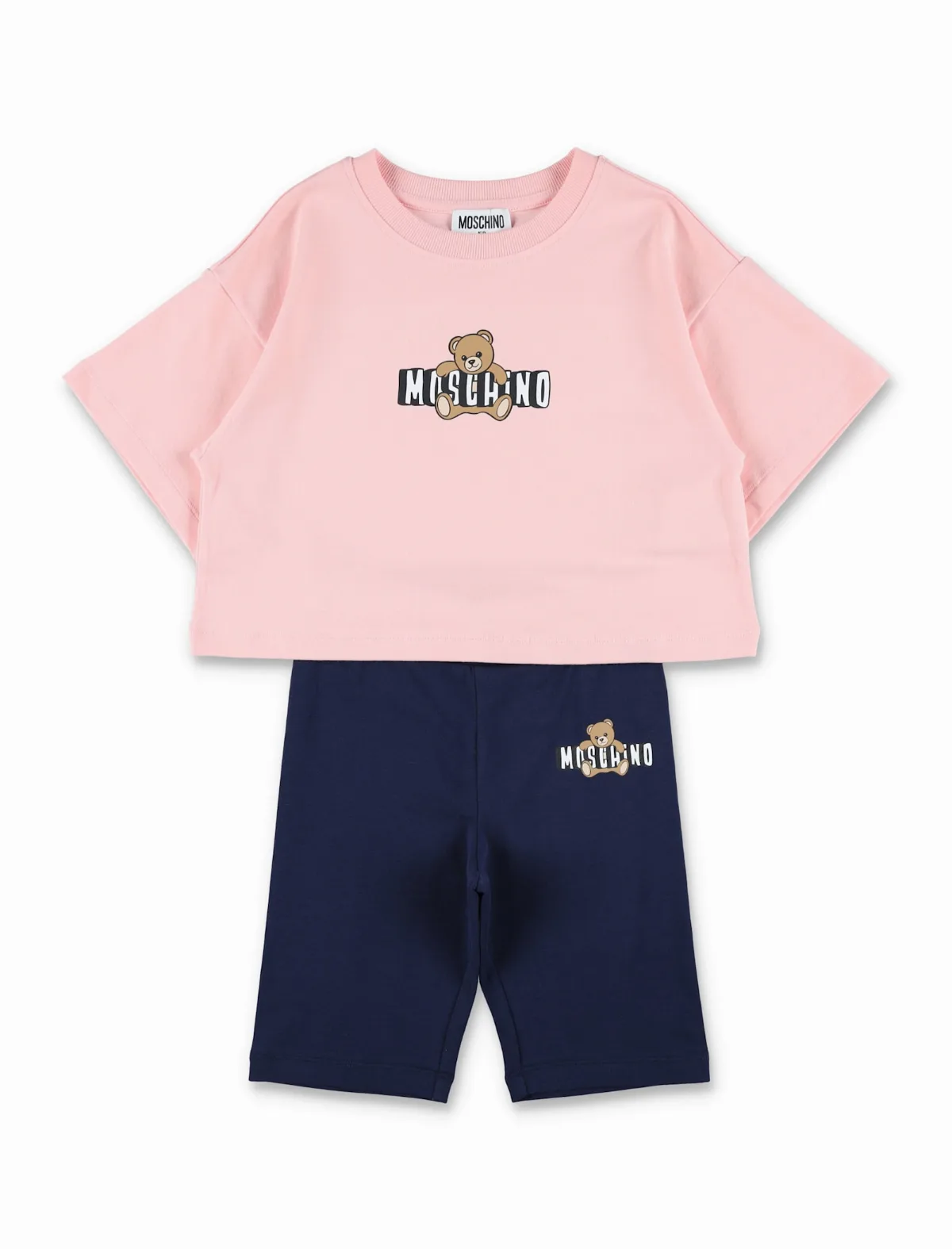 Kids Cropped T-shirt & Shorts Set