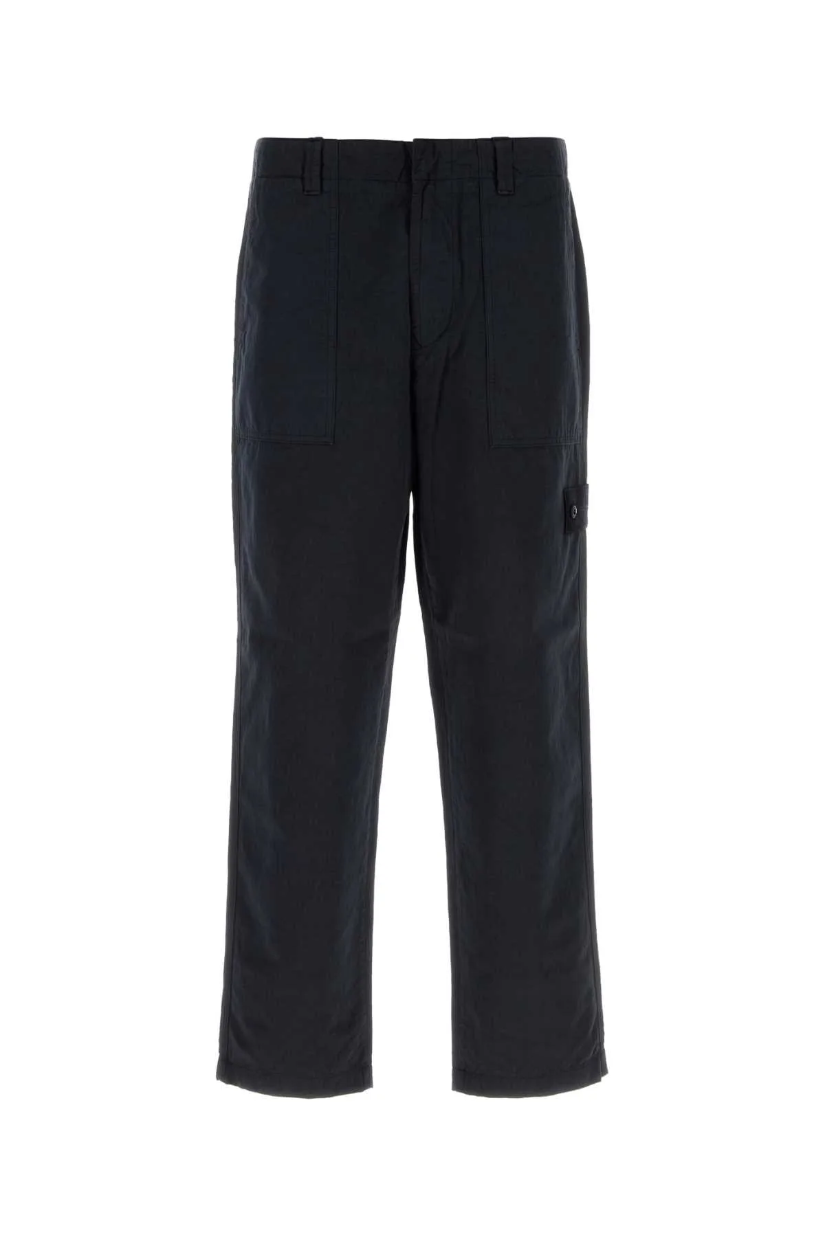 Midnight Blue Cotton Blend Pant