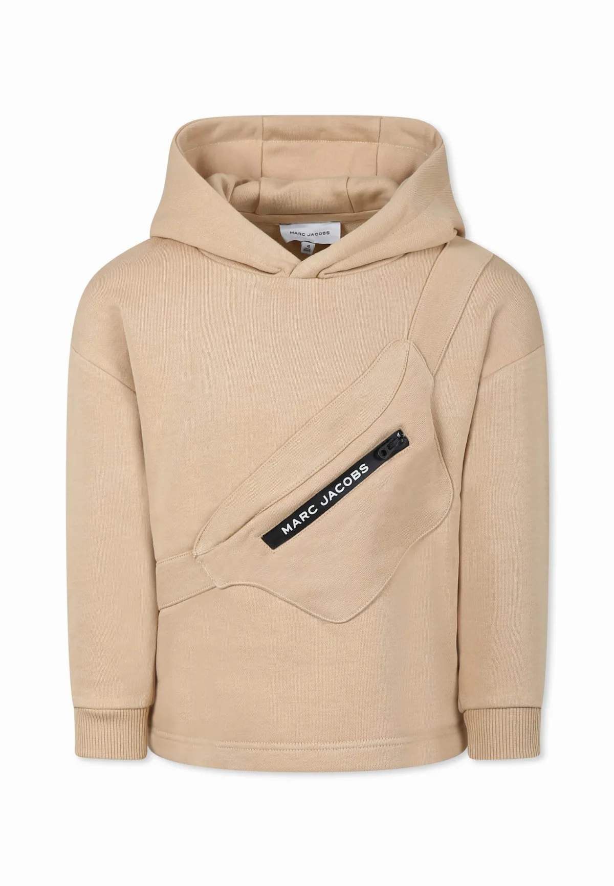 Beige Sweatshirt For Boy With Logo by Little Marc Jacobs