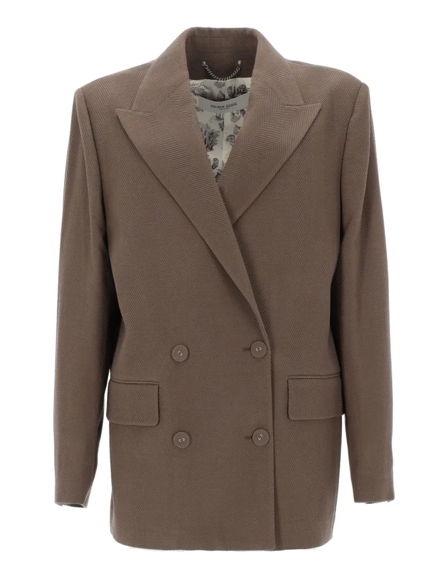Blazer Doppiopetto In Lana