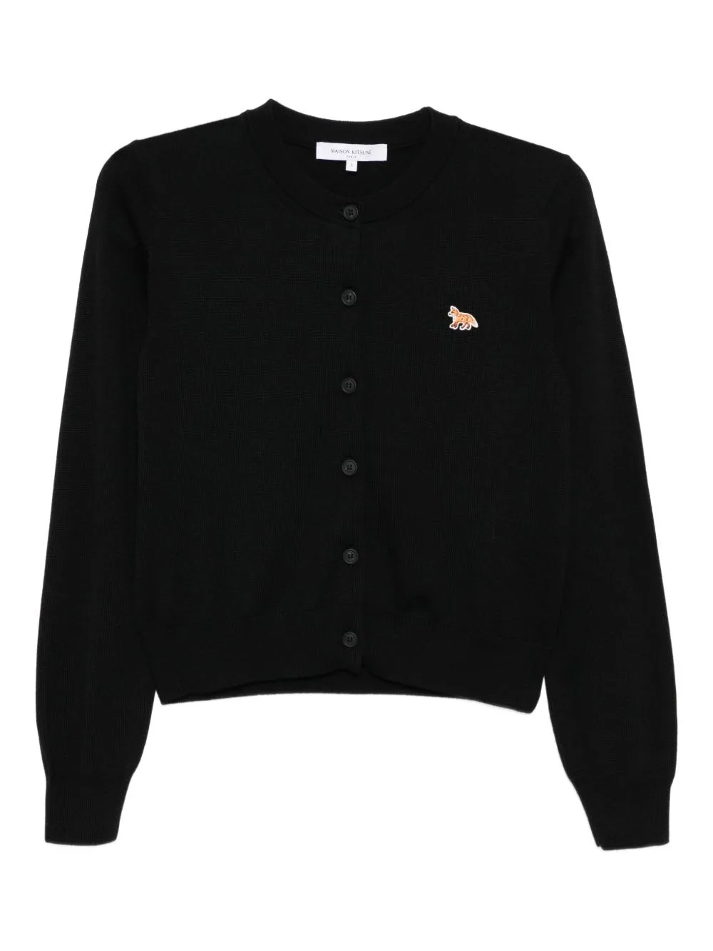 Baby Fox Wool Cardigan by Maison Kitsuné