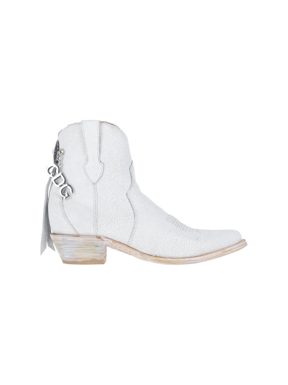 X Mexicana Leather Ankle Boots Logo