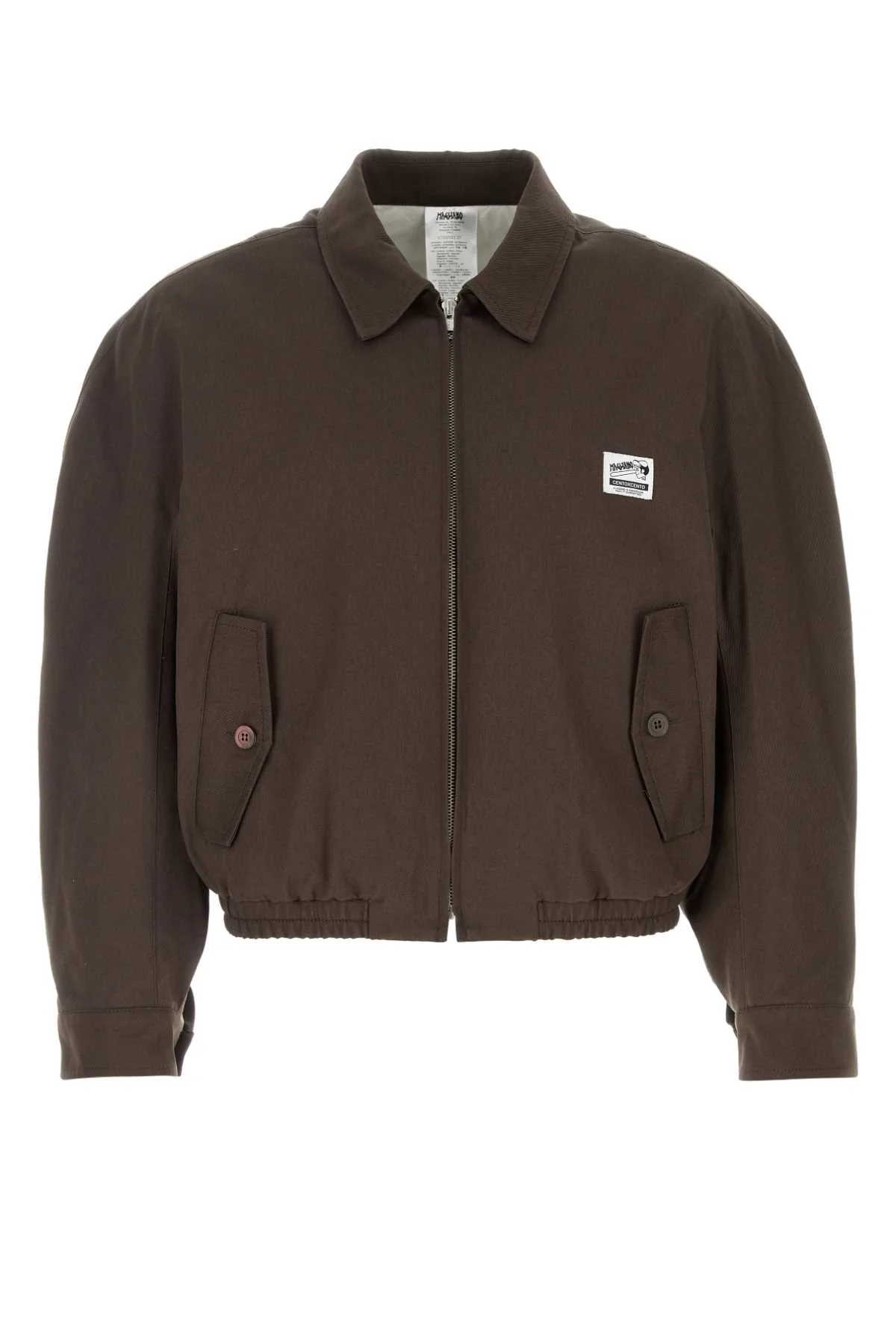 Chocolate Cotton Work Jacket by Magliano