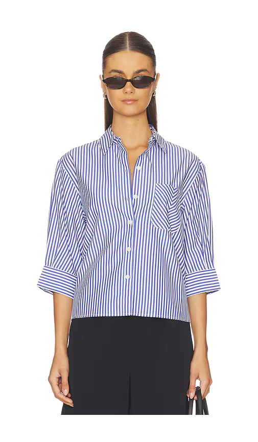 Lucia Stripe Poplin Shirt