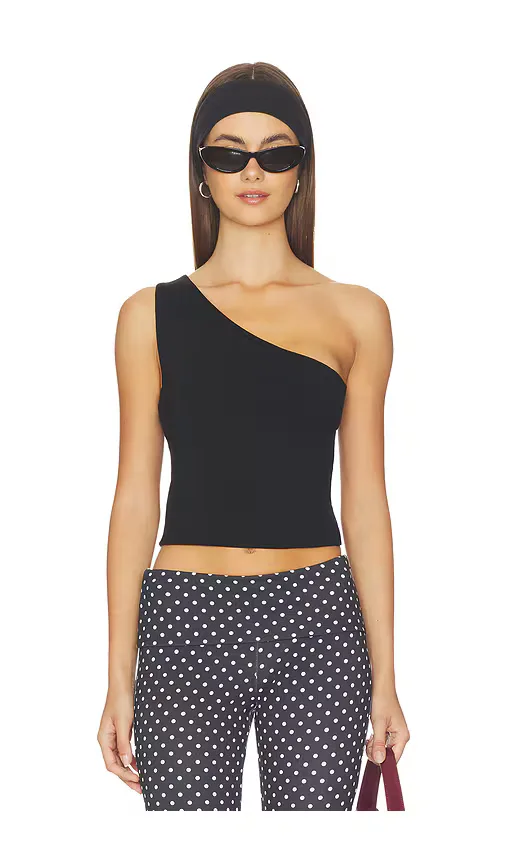 Super Stretch One Shoulder Tank Top
