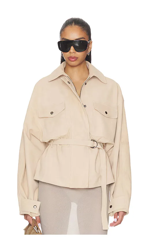 EAVES x Jasmine Tookes Lina Belted Jacket