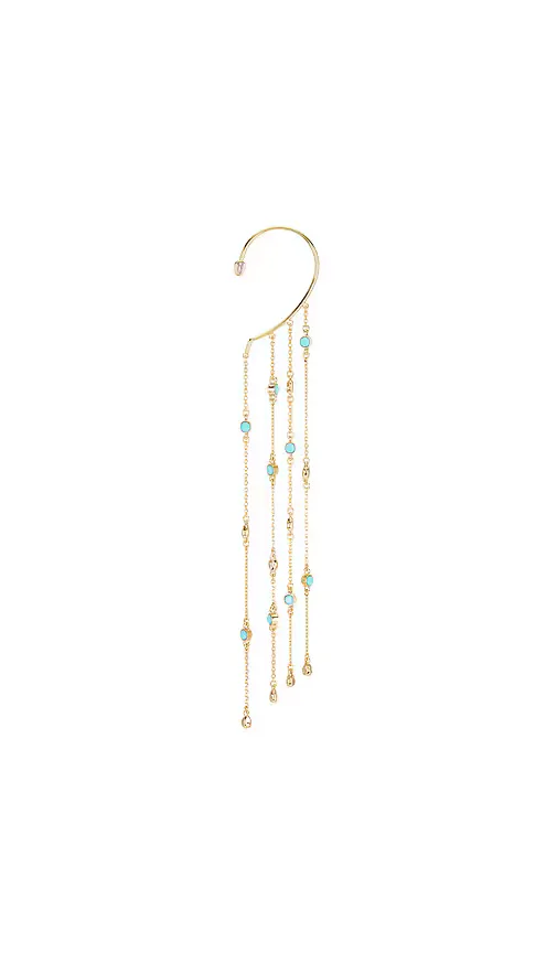 Linear Chains Statement Ear Cuff