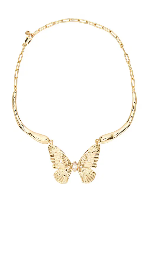 Fluttering Glow Collar Necklace