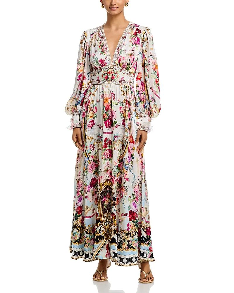 Silk Shaped Waistband Dress