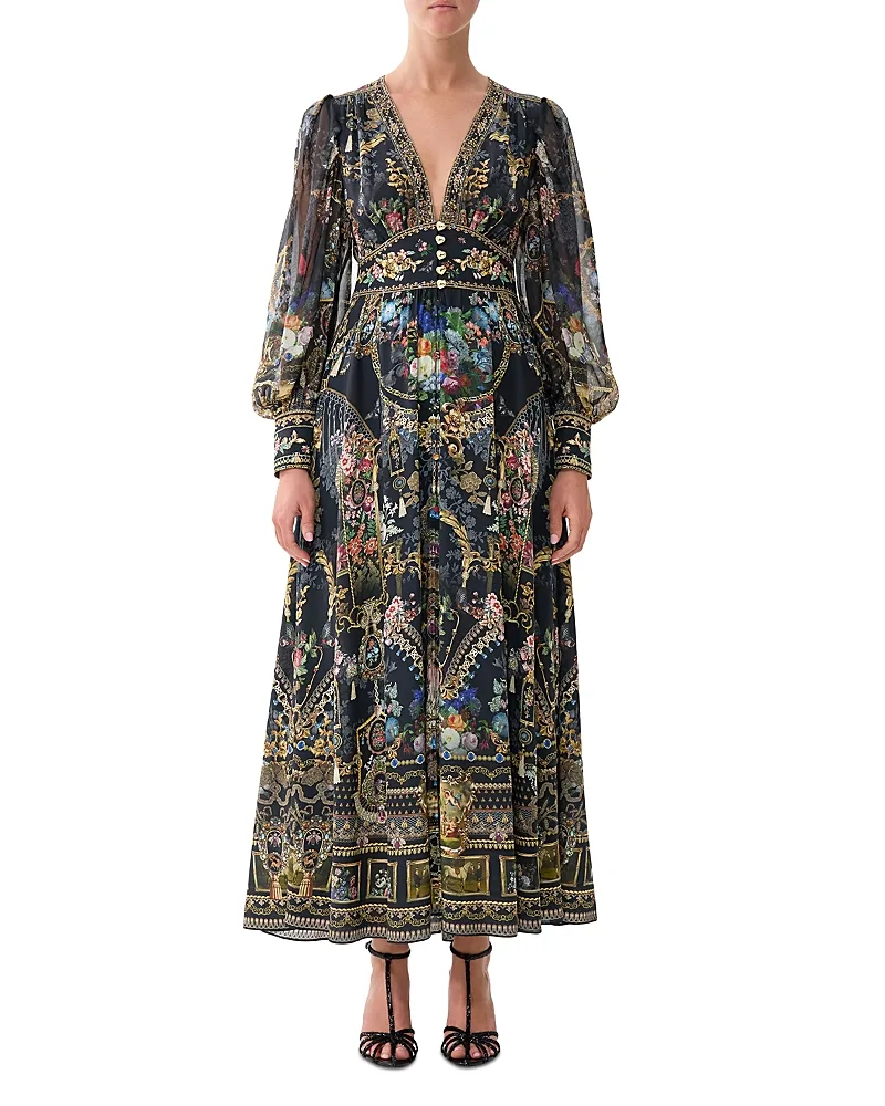 Silk Shaped Waistband Dress