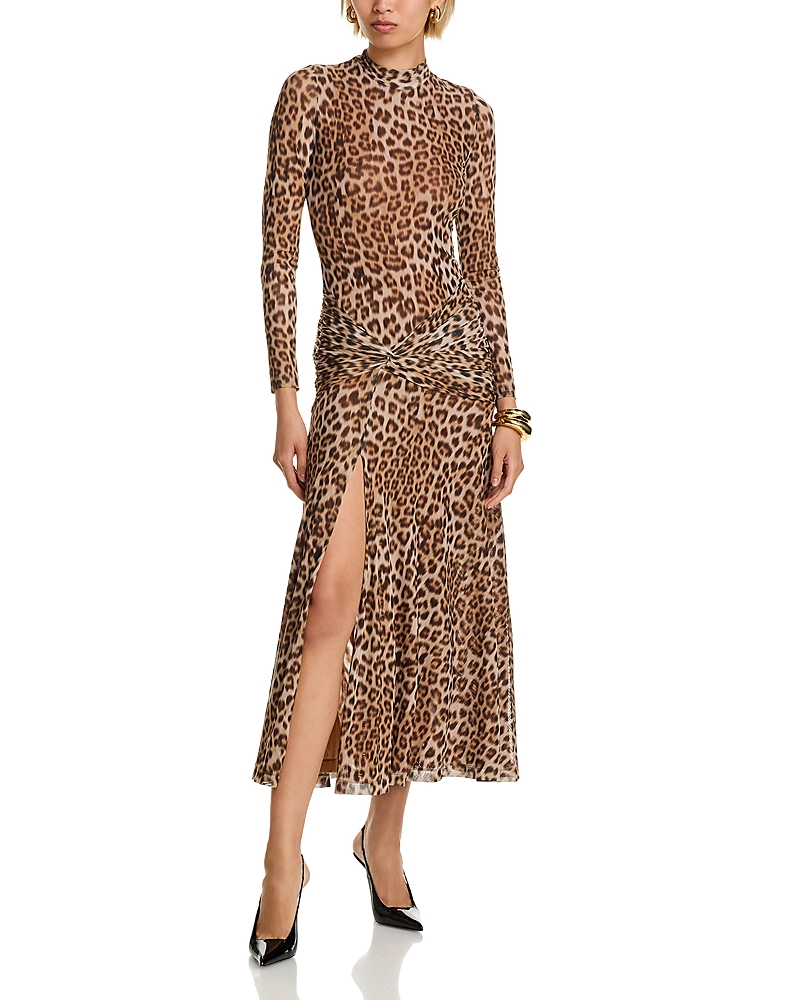 Lea Mesh Midi Dress