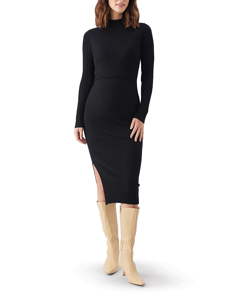 Nella Rib Nursing Knit Dress by Ripe Maternity