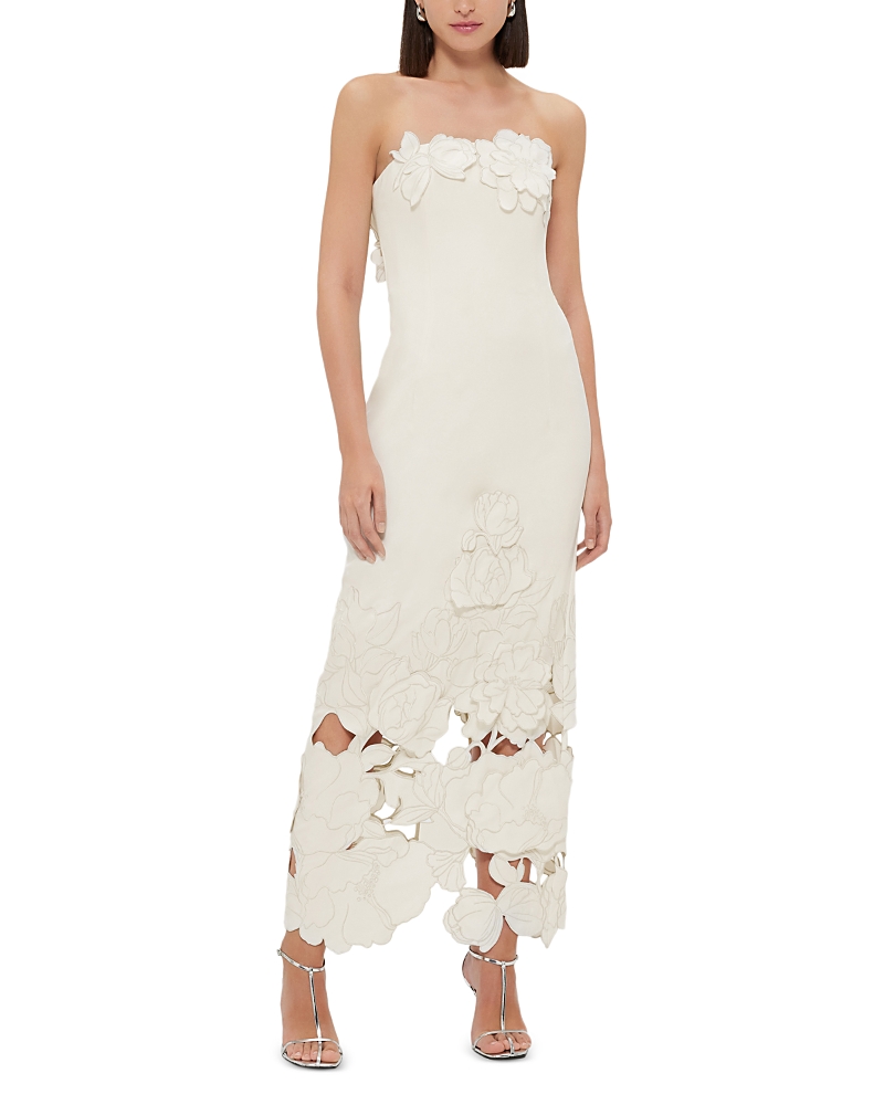 Rayna Crepe Strapless Dress