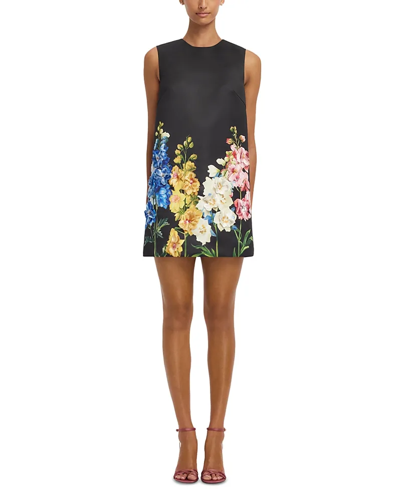 Yvonne Embroidered Mini Dress