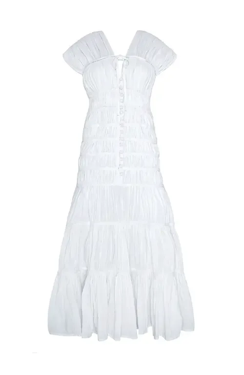 The Srikandi Ruffle Maxi Dress