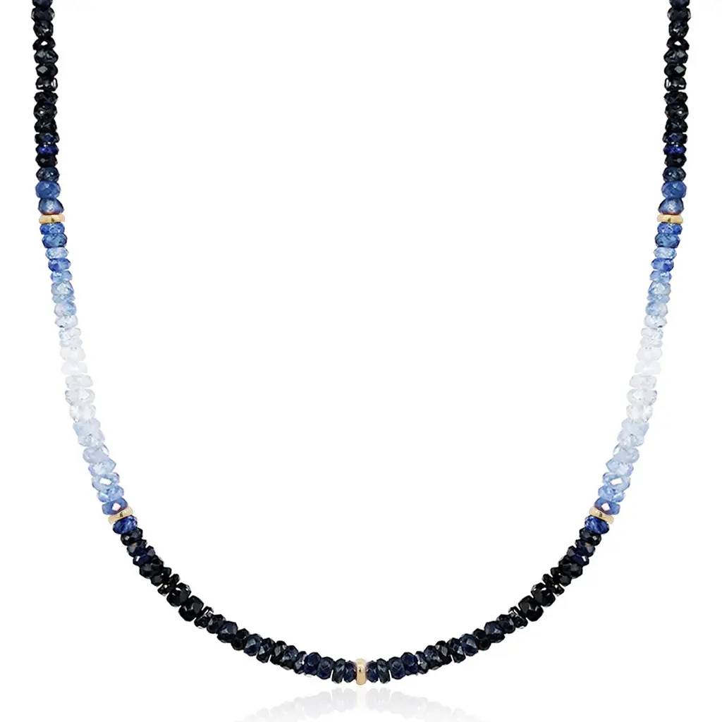 Ombre Bead Necklace by The Lovery Fine Jewelry