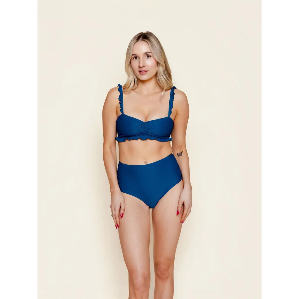 Ruffle Bikini Top by Kitty and Vibe