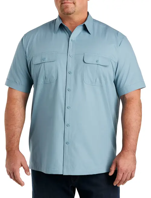Co-Pilot Sport Shirt by Harbor Bay by DXL