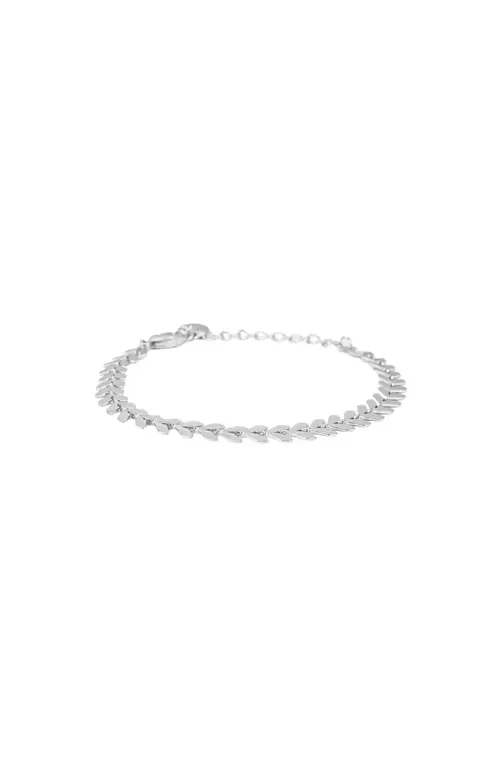 Elara Chevron Link Bracelet Dainty Trendy Statement