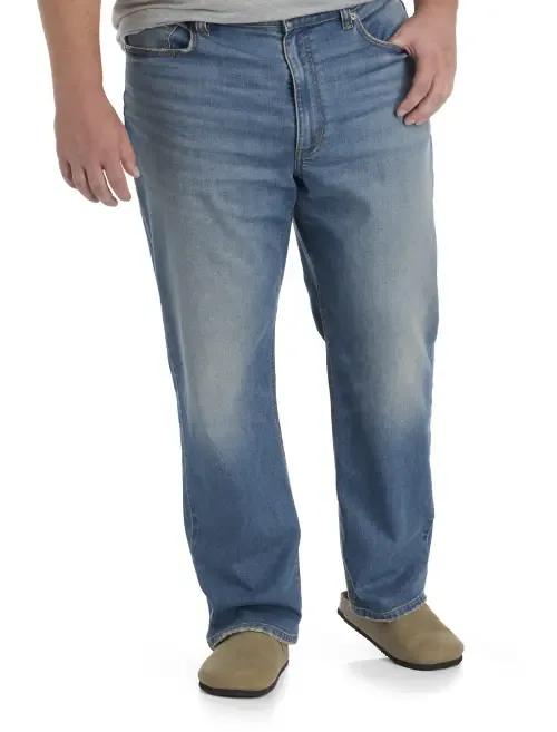 Relaxed-Fit Stretch Jeans by True Nation by DXL