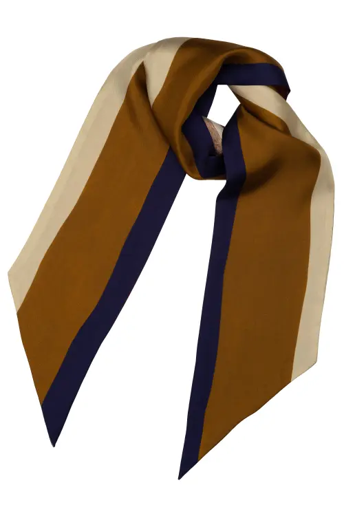 Lia - Skinny Silk Scarf by Elizabetta