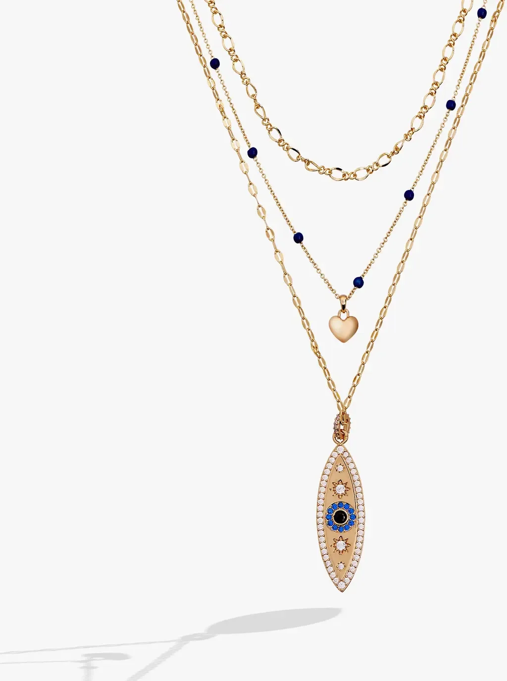 Festival Stranded Evil Eye Necklace