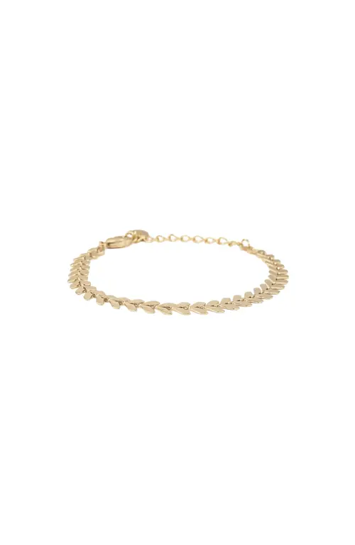 Elara Chevron Link Bracelet Dainty Trendy Statement