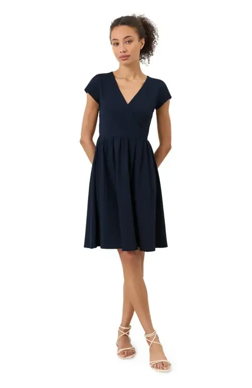 Fit & Flare Crossover Dress