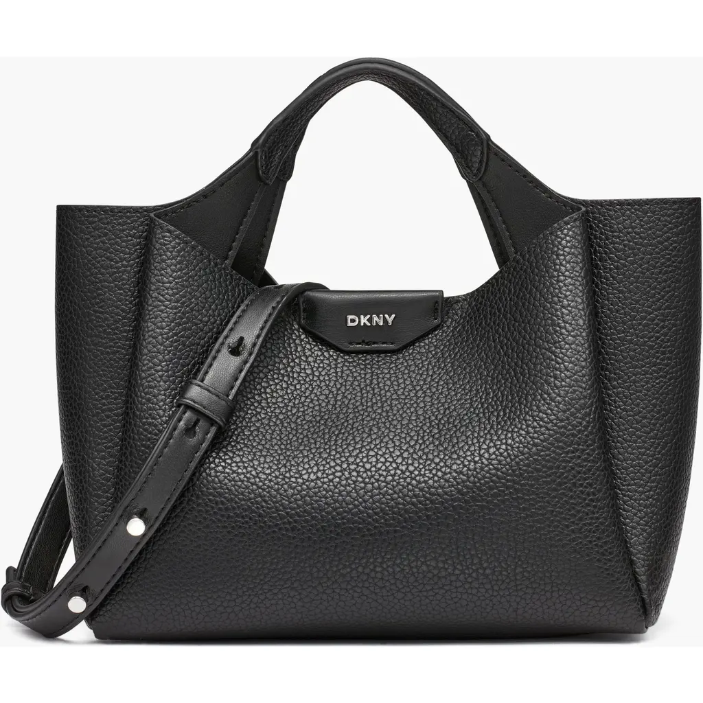 Willa Mini Satchel in Black/silver at Nordstrom