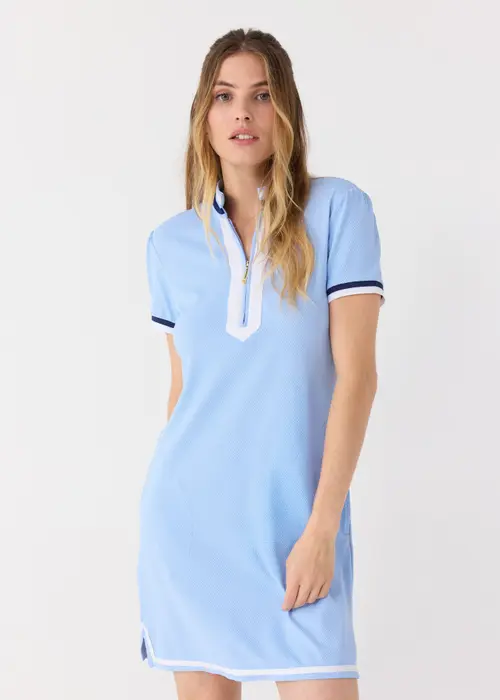 Short Sleeve Sport Dress in Light Blue at Nordstrom, Size