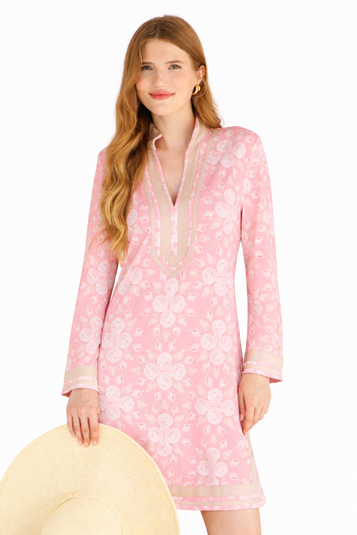 Pique Tunic Dress in Coast at Nordstrom, Size by Cabana Life