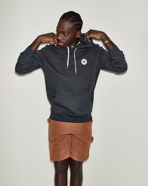 Men's Chuck Patch Hoodie in Converse Black at Nordstrom, Size by Converse