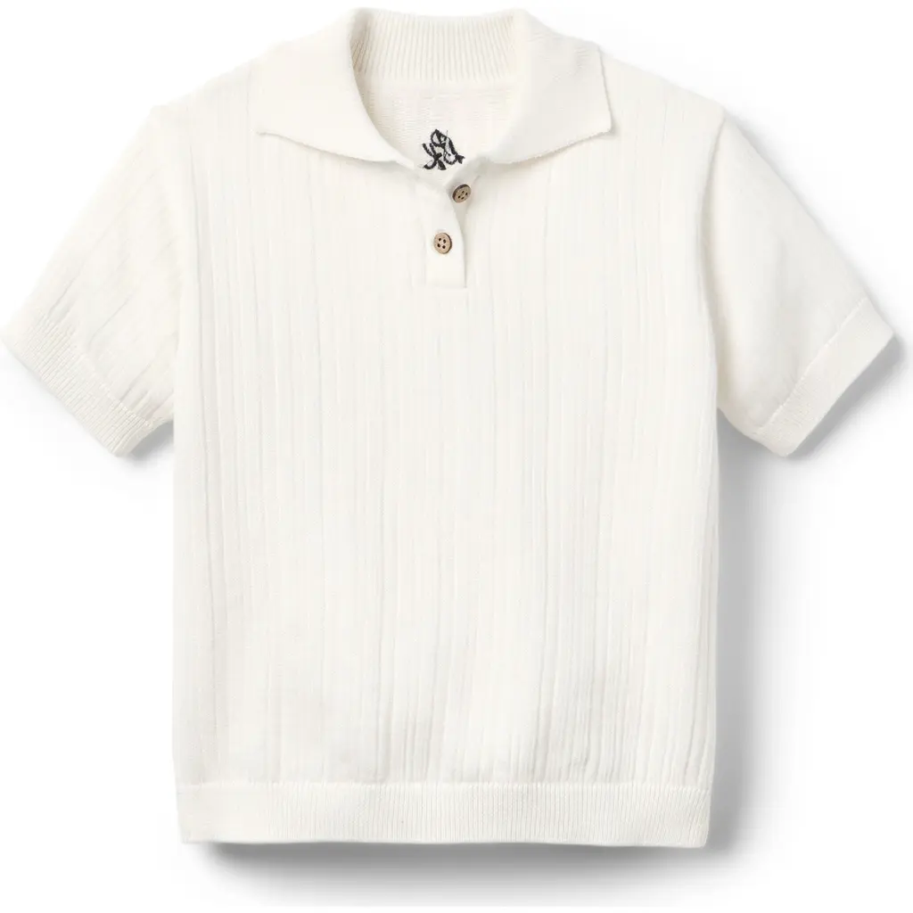 Sterling Short Sleeve Sweater in Cream at Nordstrom, Size by Little Paper Kids